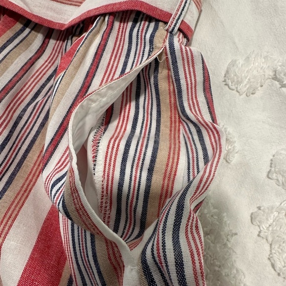 Boho Striped Tie Waist Shorts for Women - Perfect for Spring and Summer Fashion - Picture 6 of 6